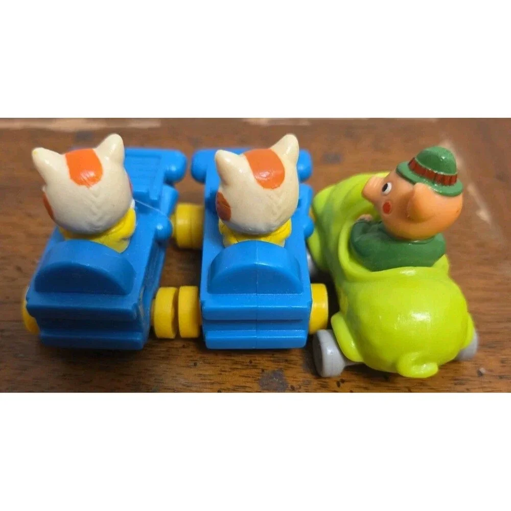The Busy World of Richard Scarry 1994 McDonald's Happy Meal Toy Lot of 3 Vintage